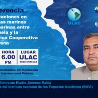 Conferencia Delimitaciones en las áreas marinas y submarinas entre Venezuela y la República Cooperativa de Guyana.