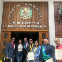 Profesores de la ULAC condecorados por el Colegio de Abogados del Estado Bolivariano de Miranda