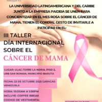 Taller día Internacional sobre el Cáncer de mama